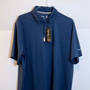 NWT Walter Hagen Men’s 11 Majors NEP Pique Polo Navy XL